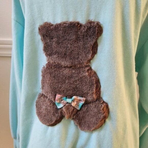 Womens A1ASportWear cardigan with cute Tedy Bear, Size L/XL - Picture 10 of 14